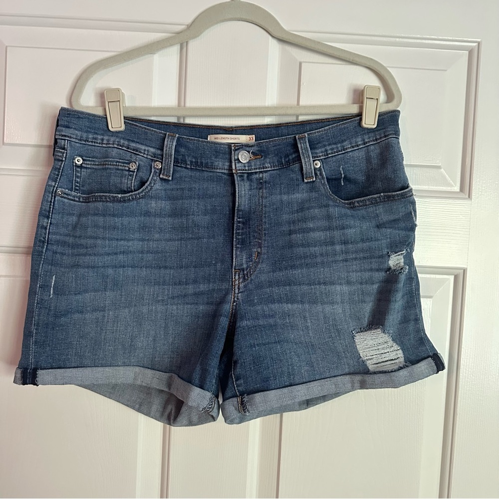 Levi's Blue Jean Shorts